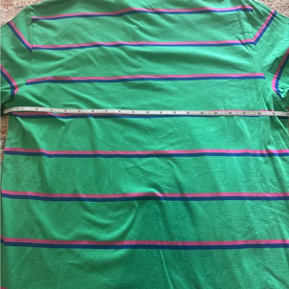 Ralph Lauren Polo Golf Green, Pink, and‎ Navy Polo Shirt